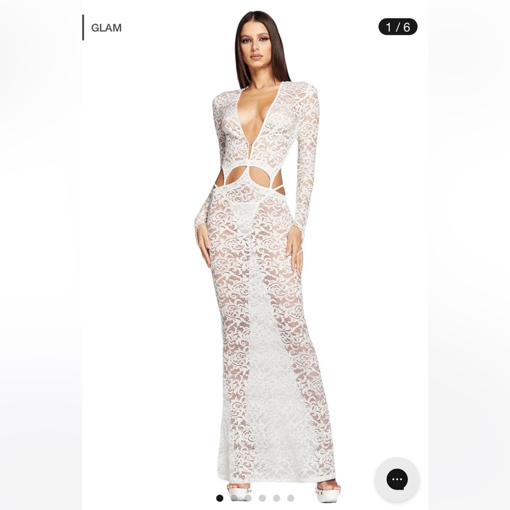 IAMGIA AMBROZIA DRESS IN WHITE - Picture 2 of 5